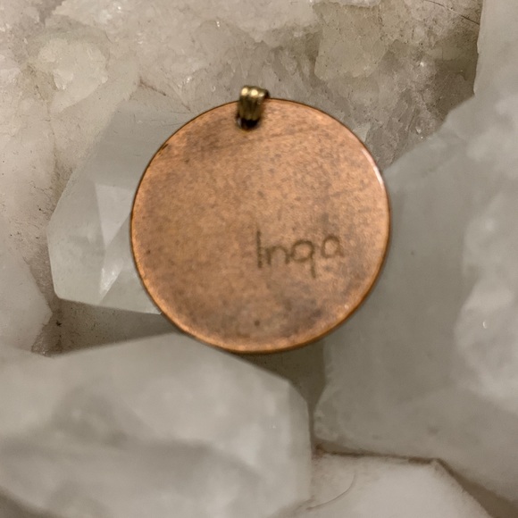 Handmade Inga medium round pendant - Picture 2 of 6